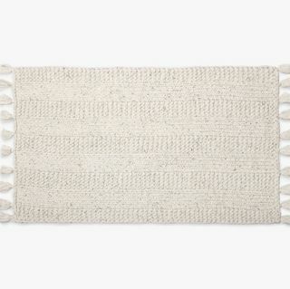 Kropený ručne pletený koberec