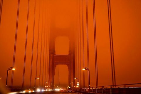 Golden Gate Bridge požiare