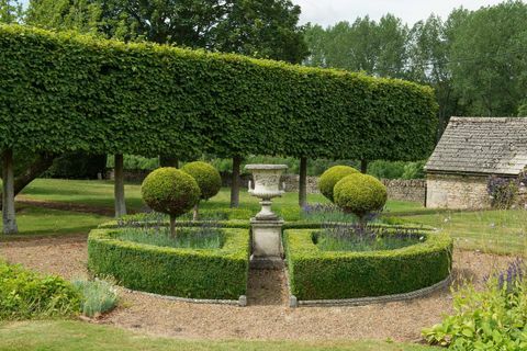 Brook House - Sherborne Estate - Jesenné hodinky - záhradný plot - Butler Sherborn