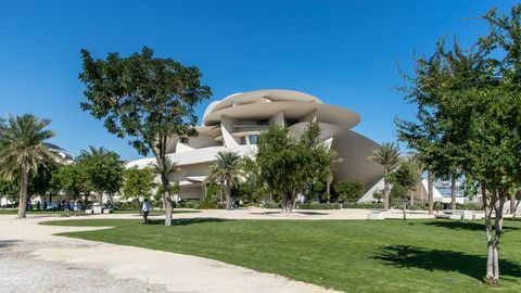 exteriér katarského národného múzea