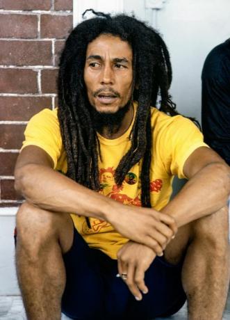 bob marley pred svojim domom, kingston jamaica 1979