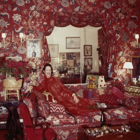 Diana Vreeland vo svojej červenej miestnosti