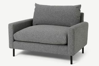 Russo Loveseat, šedá recyklovaná tkanina