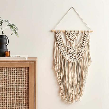 Macrame záves na stenu