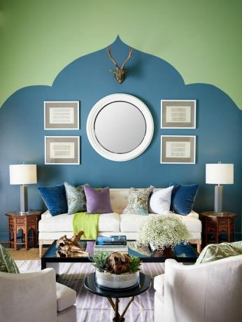 obývačka, izba, Modrá, dizajn interiéru, nábytok, stena, zelená, majetok, strop, domov,