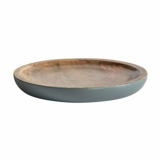 Maeve Grey Okrúhly tanier v sivej