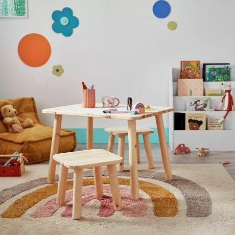 Habitat Kids Felix Pine Stôl a 2 stoličky