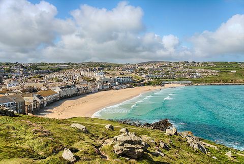 Pláž Porthmeor, St. Ives