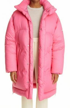 Kabát Ambush Down Puffer v ružovoružovej farbe Nordstrom, veľkosť malá