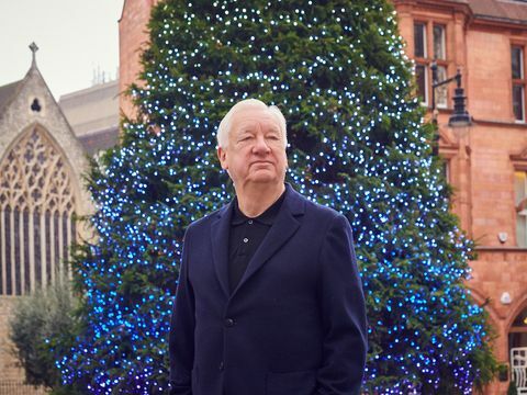 Michael Craig-Martin Connaught Hotel Vianočný strom 2018 fotografia