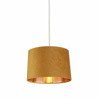 House Beautiful Samet Velvet Drum Shade