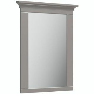 Grafické šedé kúpeľňové zrkadlo Orchard Winchester