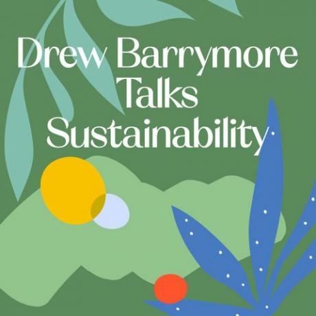 grafika pre Draw Barrymore hovorí o udržateľnosti