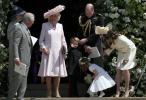 Princ William mal major tatín moment kráľovský svadobný princ Harry najlepší muž princ George