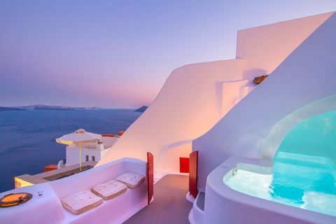 Hector Cave House, Santorini, Grécko