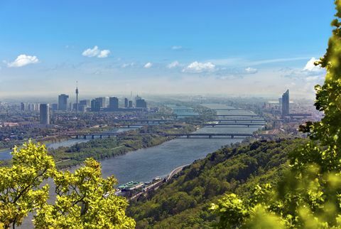 Panorama Viedne a Dunaja