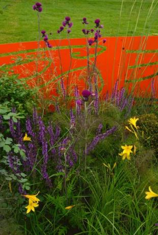 RHS Chatsworth Flower Show - kvetinové hranice