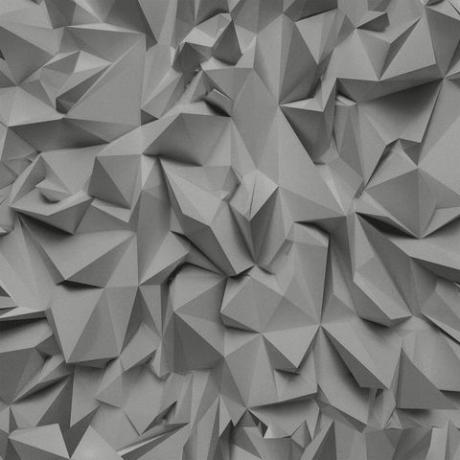 P&S Times 3D efekt Trojuholníkový vzor Geometrická netkaná textúrovaná tapeta