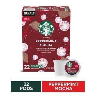 Kávové tobolky Starbucks Peppermint Mocha s príchuťou kávy K-Cup