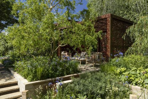 morris and co navrhol ruth willmott sponzorovaný morris co show garden rhs chelsea flower show 2022