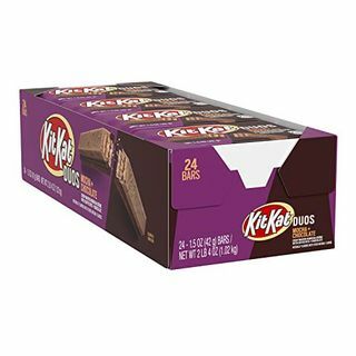 Kit Kat Duos Mocha Creme a čokoládové oblátkové cukríky, tyčinky 1,5 oz (24 kusov)