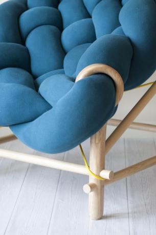 Pletená tkaná stolička Veegadesign