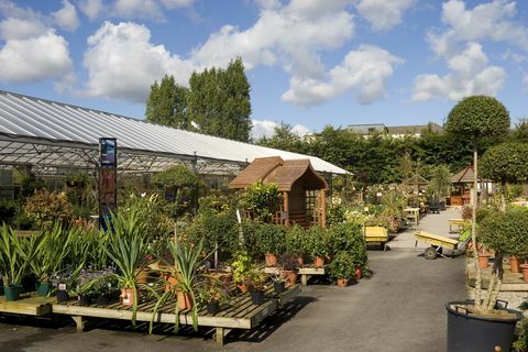 záhradné centrum v Knutsford, Cheshire, Veľká Británia