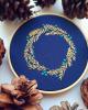 Ako si vyrobiť vianočný veniec vyšívacie obruče - DIY vianočný dekor