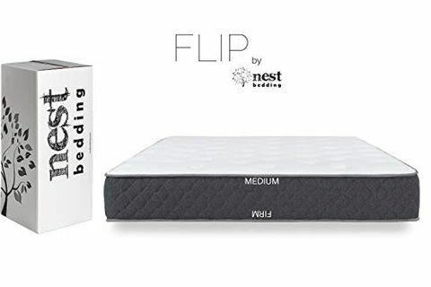 Nest Bedding FLIP, Amazon-Exclusive obojstranná hybridná posteľ v krabici, chladiaca gélová pena a kaliber cievky, CertiPUR-US, 10-ročná záruka, vyrobené v USA