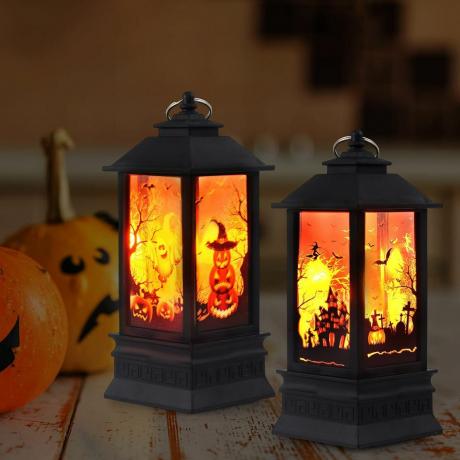 Halloweenska dekoračná lampa