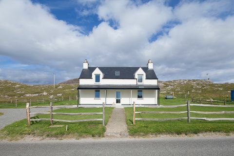 chata sa predáva na vzdialenom škótskom ostrove Harris