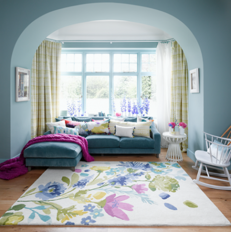 Koberec Tetbury Tufted Meadow, od 415 GBP, Bluebellgray.